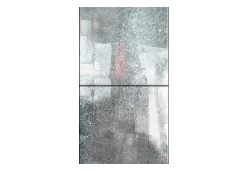 Fototapeta - Miasto otulone deszczem