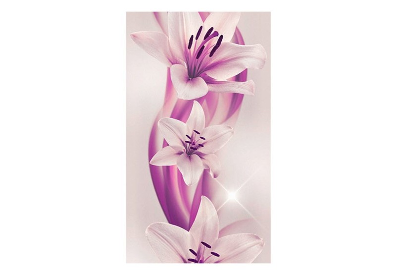 Fototapeta - Liliowy strumień