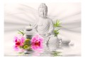Fototapeta - Budda i orchidee