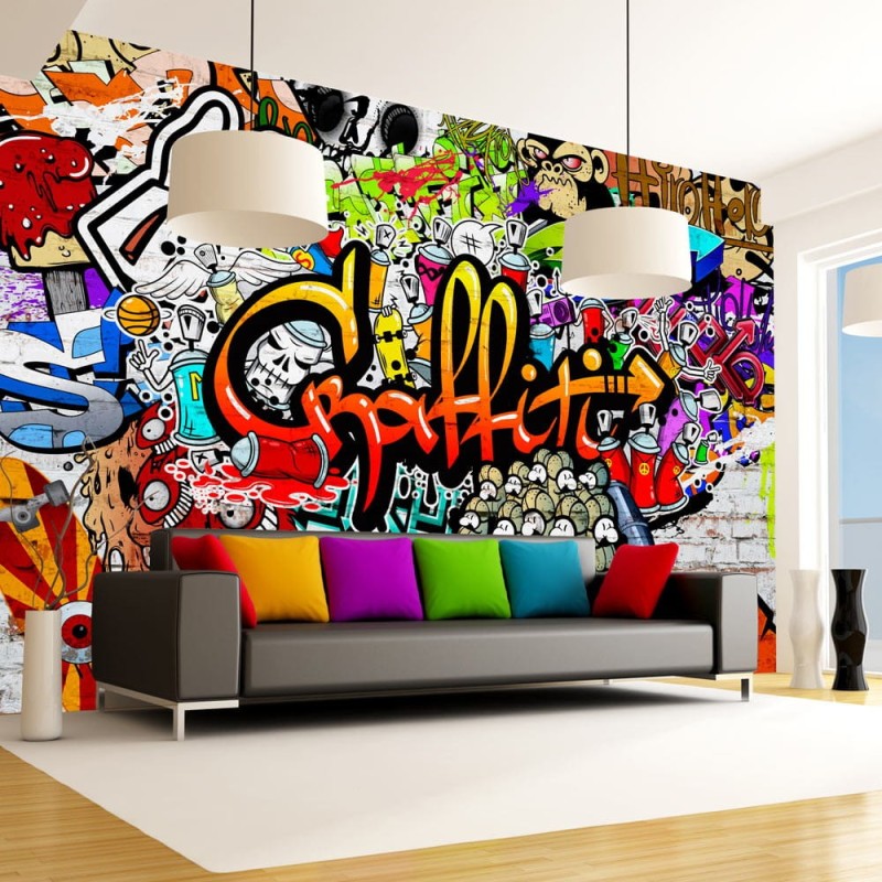 Fototapeta - Kolorowe graffiti