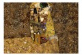 Fototapeta - Inspiracja Klimtem: Złoty pocałunek