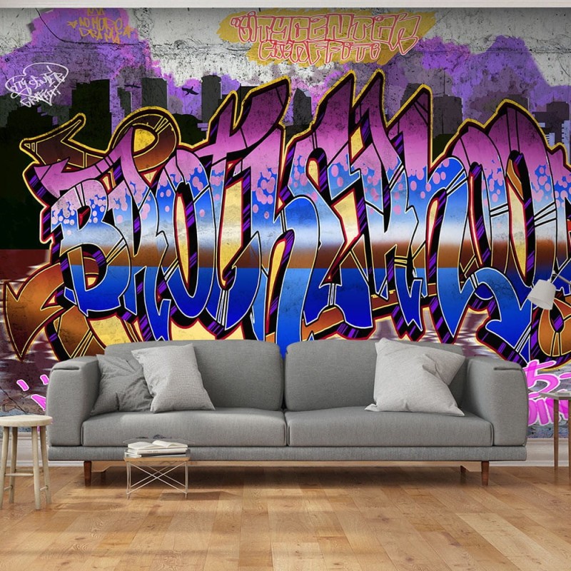 Fototapeta - Kolorowy mural