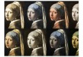Fototapeta - Dziewczyna z perłą (Pop art)