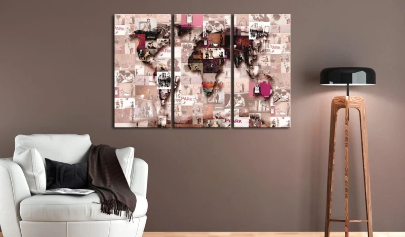 Obraz - Banksy Graffiti Collage