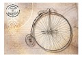 Fototapeta - Vintage bicycles - sepia