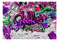 Fototapeta - Foletowe graffiti