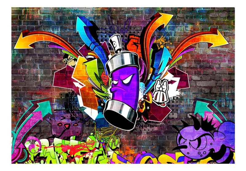 Fototapeta - Graffiti: Kolorowy atak