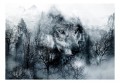 Fototapeta - Drapieżnik z gór (czarno-biały)