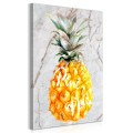Obraz - Ananas i marmur (1-częściowy) pionowy