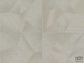 Beżowa winylowa tapeta na flizelinie geometryczny wzór