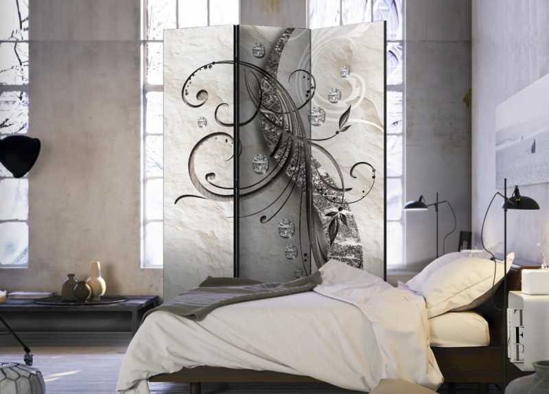 Parawan 3-częściowy - Diamentowy szlak [Room Dividers]
