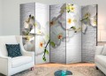 Parawan 5-częściowy - Miejska orchidea II [Room Dividers]