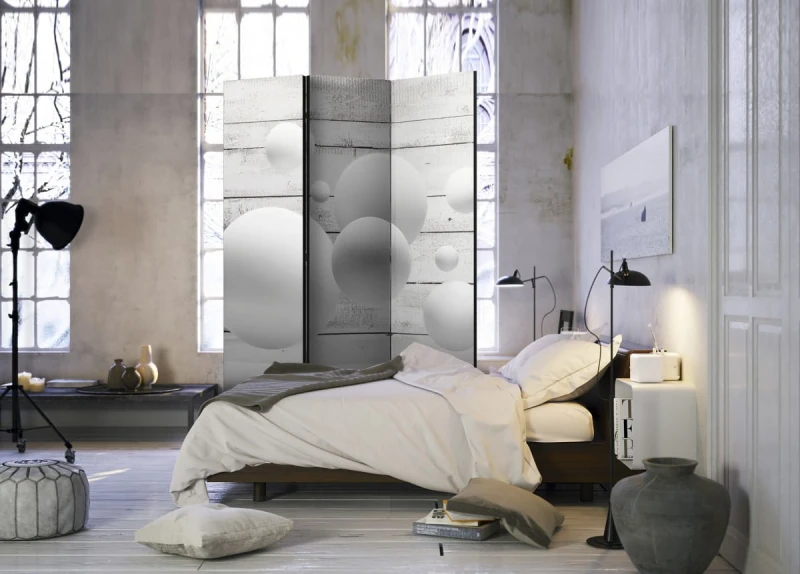 Parawan 3-częściowy - Kule [Room Dividers]