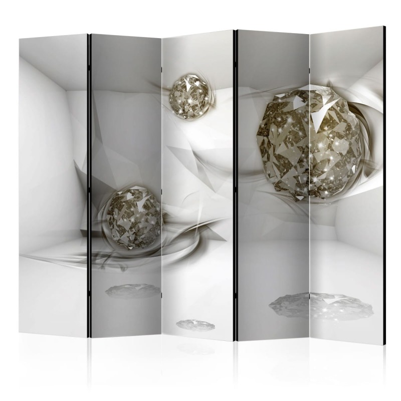 Parawan 5-częściowy - Abstrakcyjne diamenty II [Room Dividers]
