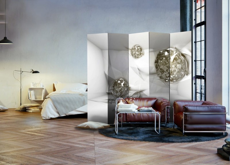 Parawan 5-częściowy - Abstrakcyjne diamenty II [Room Dividers]