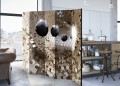 Parawan 5-częściowy - Złota układanka II [Room Dividers]