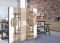 Parawan 5-częściowy - Futyrystyczny las II [Room Dividers]