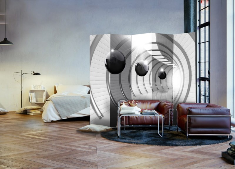 Parawan 5-częściowy - Futurystyczny tunel II [Room Dividers]