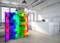 Parawan 5-częściowy - Kolorowe sześciany II [Room Dividers]