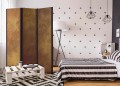 Parawan 3-częściowy - Złota pokusa [Room Dividers]