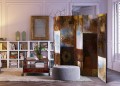 Parawan 5-częściowy - Zimowy pejzaż II [Room Dividers]