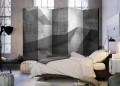 Parawan 5-częściowy - Betonowa geometria II [Room Dividers]