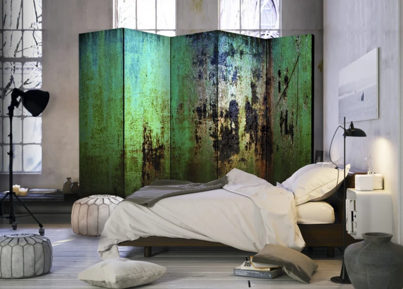 Parawan 5-częściowy - Szmaragdowa zagadka II [Room Dividers]