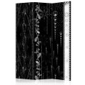 Parawan 3-częściowy - Czarna elegancja [Room Dividers]