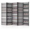 Parawan 5-częściowy - Etniczny deseń II [Room Dividers]