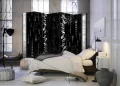 Parawan 5-częściowy - Czarna elegancja II [Room Dividers]