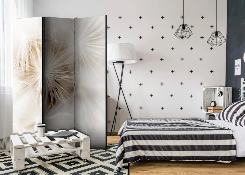 Parawan 3-częściowy - Subtelność [Room Dividers]