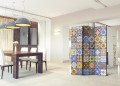 Parawan 3-częściowy - Kolorowa mozaika [Room Dividers]