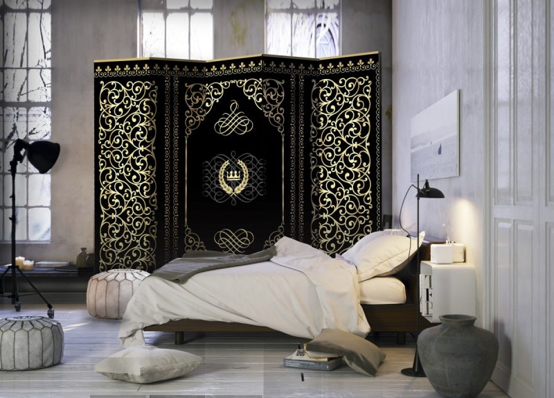 Parawan 5-częściowy - Wdzięk nocy II [Room Dividers]