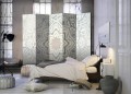 Parawan 5-częściowy - Zimowa mandala II [Room Dividers]