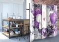 Parawan 5-częściowy - Fioletowa cesarzowa  II [Room Dividers]