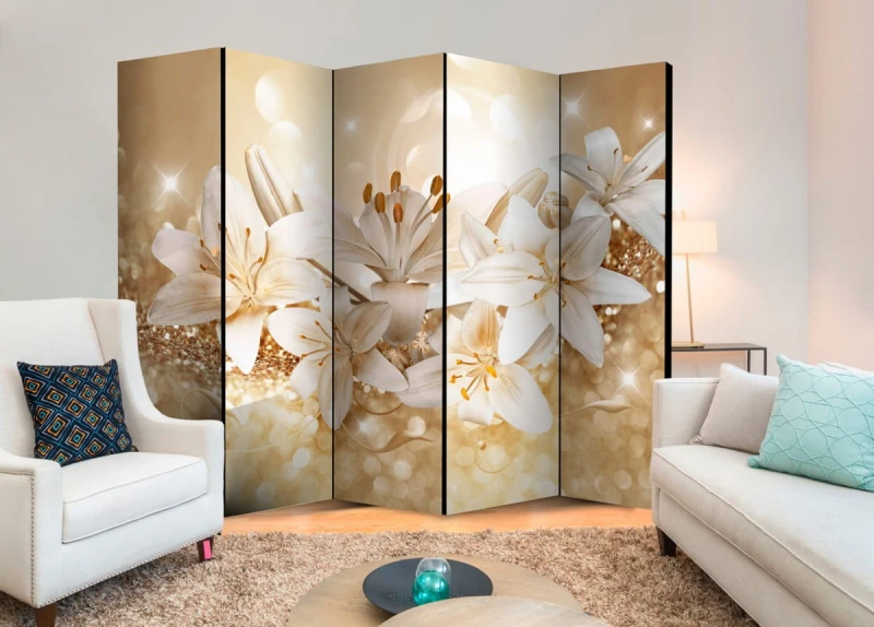 Parawan 5-częściowy - Królewska świta II [Room Dividers]