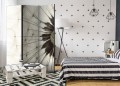Parawan 3-częściowy - Biały dmuchawiec [Room Dividers]