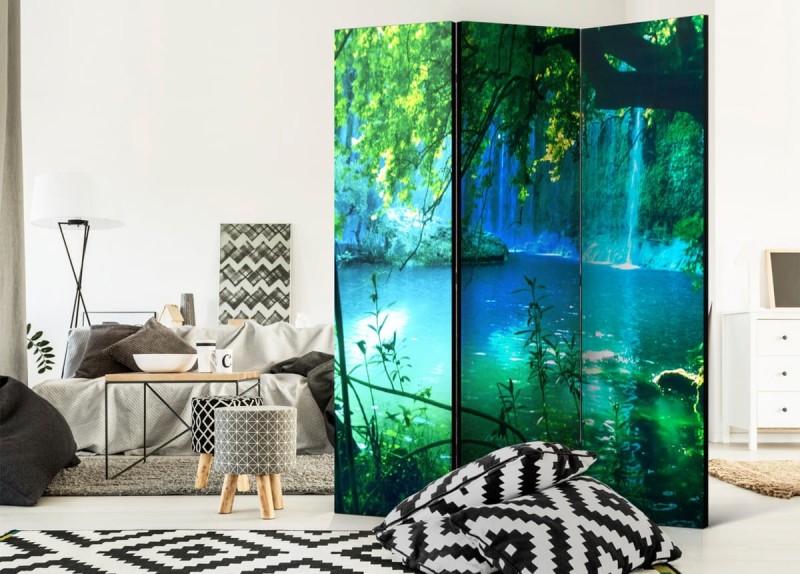 Parawan 3-częściowy - Wodospady Kursunlu [Room Dividers]