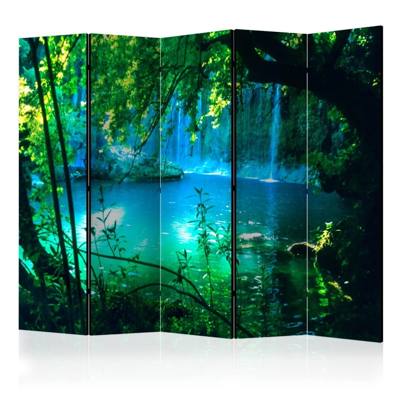 Parawan 5-częściowy - Wodospady Kursunlu II [Room Dividers]