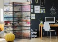 Parawan 3-częściowy - Kolorowe drewno [Room Dividers]