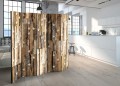 Parawan 5-częściowy - Drewniany gwiazdozbiór II [Room Dividers]
