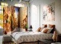Parawan 3-częściowy - Kolorowa uliczka w Toskanii [Room Dividers]