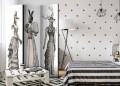 Parawan 3-częściowy - Szykowny zwierzyniec [Room Dividers]