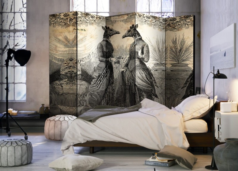 Parawan 5-częściowy - Rozmowa [Room Dividers]