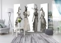 Parawan 5-częściowy - Szykowny zwierzyniec II [Room Dividers]