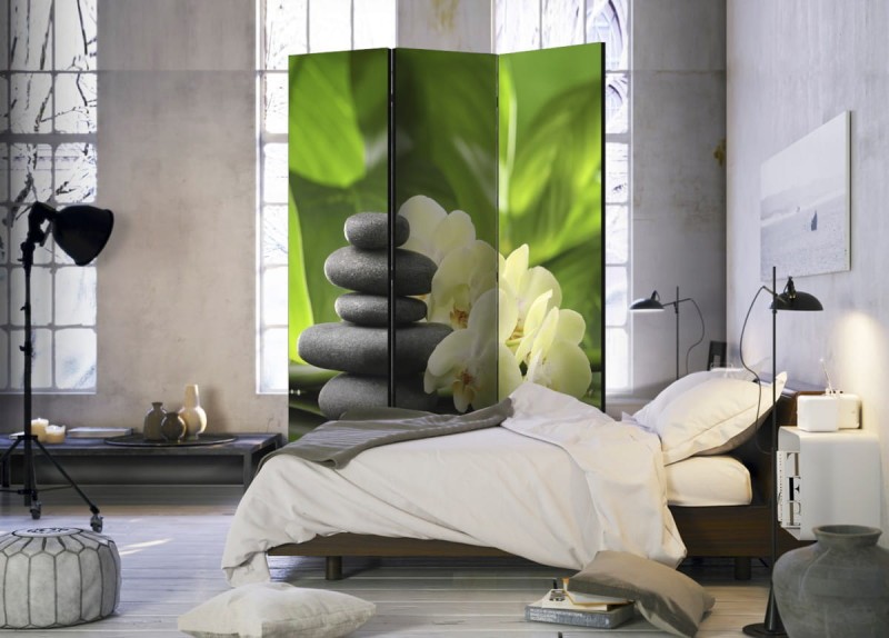 Parawan 3-częściowy - Ogród Spa [Room Dividers]