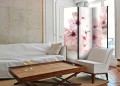 Parawan 3-częściowy - Kwiat wiśni [Room Dividers]
