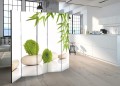 Parawan 5-częściowy - Zielony relaks II [Room Dividers]