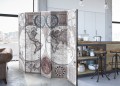Parawan 5-częściowy - Terraqueous Globe [Room Dividers]
