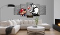 Obraz - Super Mario Mushroom Cop (Banksy)
